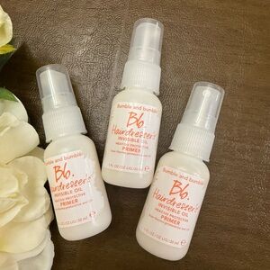 3x Bumble and Bumble Hairdresser's Invisible Oil Primer-Travel 1 fl oz/30ml NEW